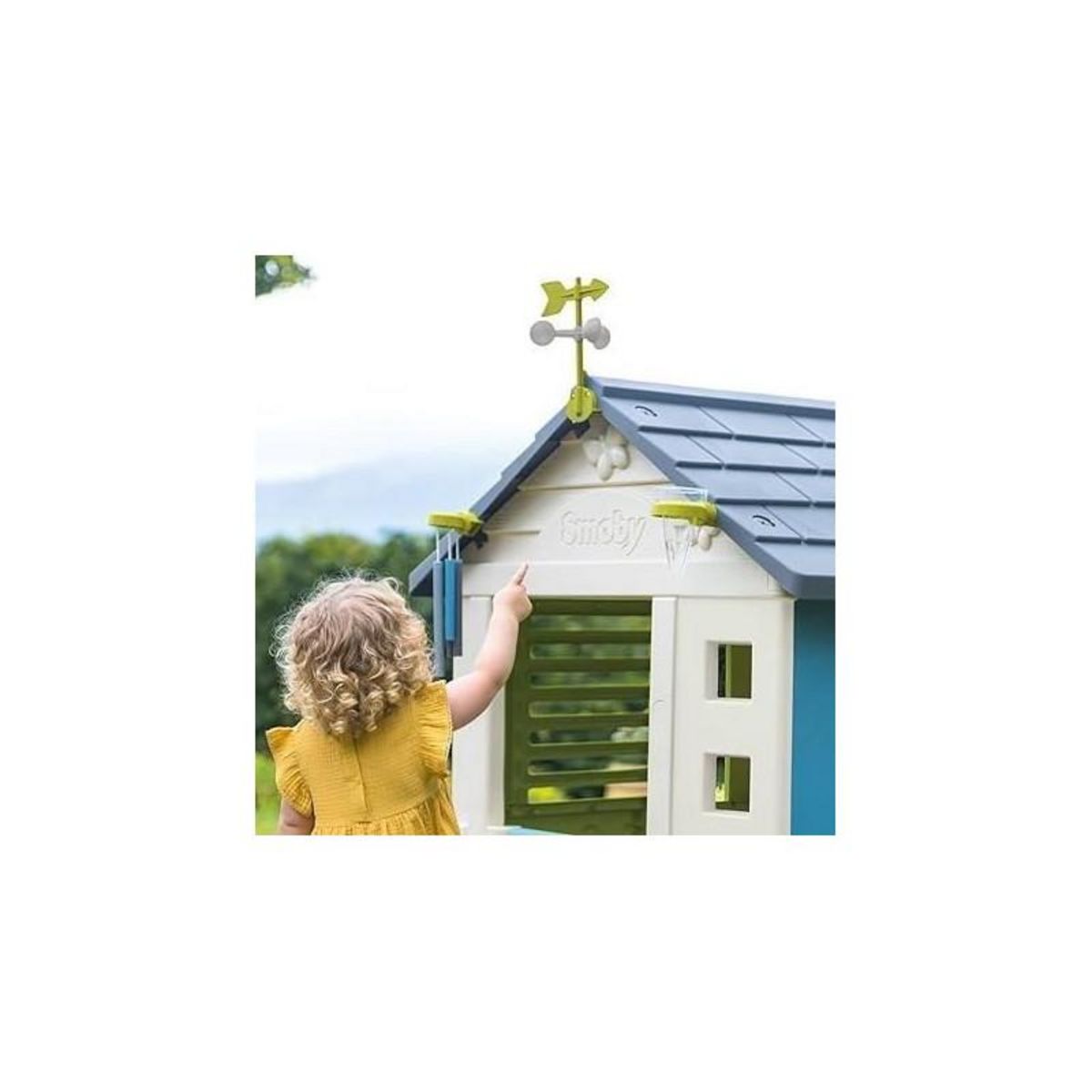 SMOBY Smoby - Kit Météo - Accessoires de Maison Smoby - Carillon + pluviometre + girouette - Dés 2 ans