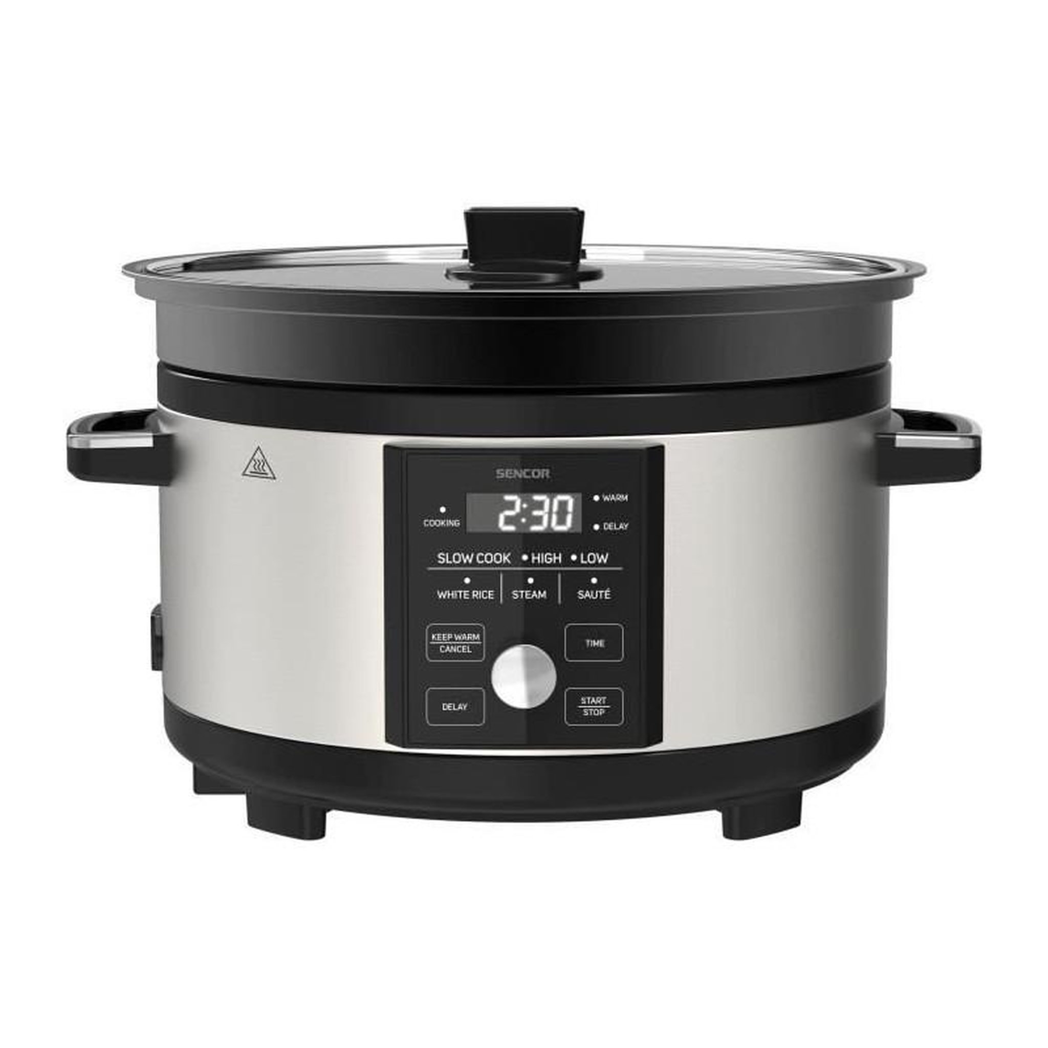SENCO Mijoteuse - SENCOR - SPR 5520SS - 5,5 L - Gris / Noir