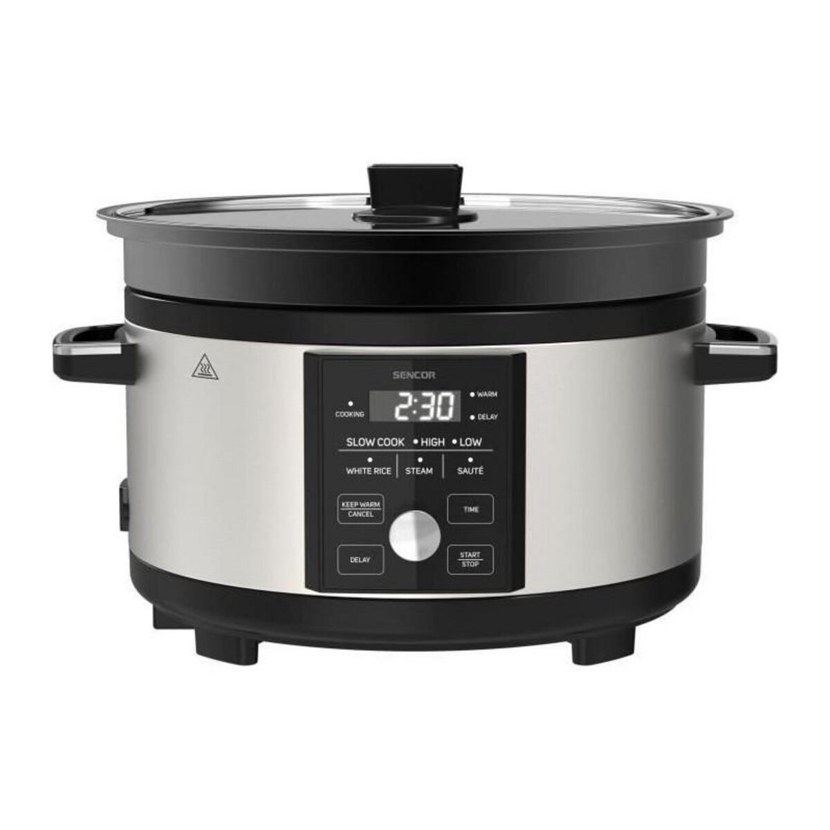 SENCO Mijoteuse - SENCOR - SPR 5520SS - 5,5 L - Gris / Noir