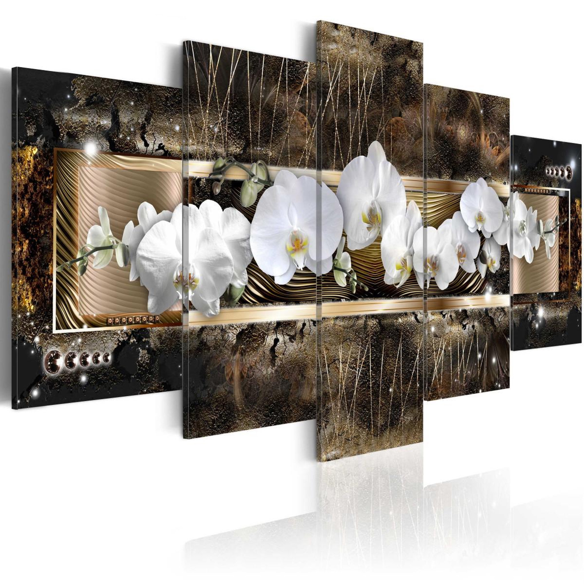 Paris Prix Tableau imprimé  the dream of a orchids. Coloris disponibles : Multicolore