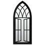 Voir la diapositive 2 : VIDAXL Miroir de jardin Noir 70x30 cm Fer pour utilisation exterieure