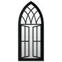 Voir la diapositive 2 : VIDAXL Miroir de jardin Noir 70x30 cm Fer pour utilisation exterieure