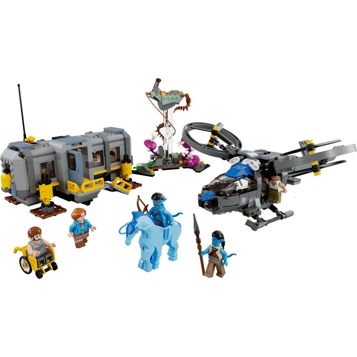 LEGO Avatar 75573 Les Montagnes Flottantes : le Secteur 26 et le Samson RDA, Jouet Figurine 
