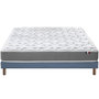Voir la diapositive 1 : IDLITERIE Ensemble matelas mousse réversible STRATUS et sommier - confort français