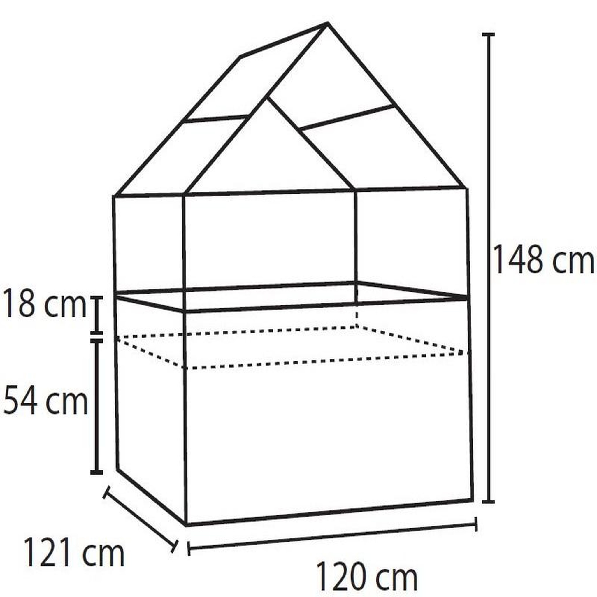 Voir la diapositive 2 : Canopia by PALRAM Mini-serre de jardin - Polycarbonate - 1,4m² - PLANT INN