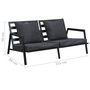 Voir la diapositive 6 : VIDAXL Salon de jardin 5 pcs avec coussins Aluminium Gris fonce