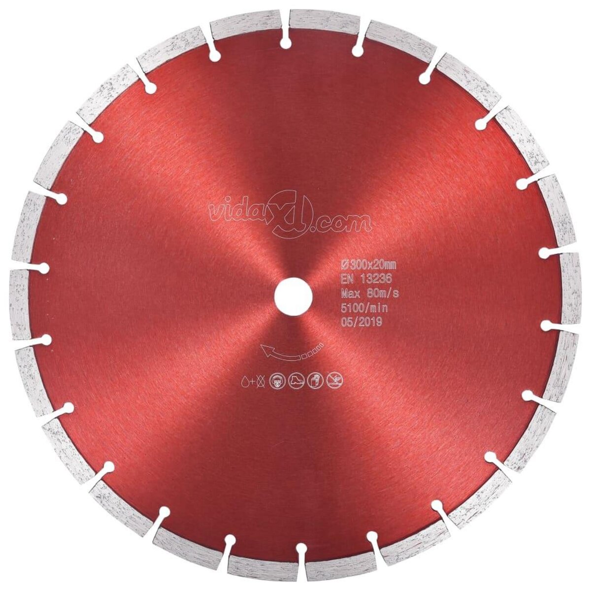 VIDAXL Disque de coupe diamante Acier 300 mm