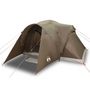 Voir la diapositive 2 : VIDAXL Tente familiale a dome 6 personnes marron impermeable