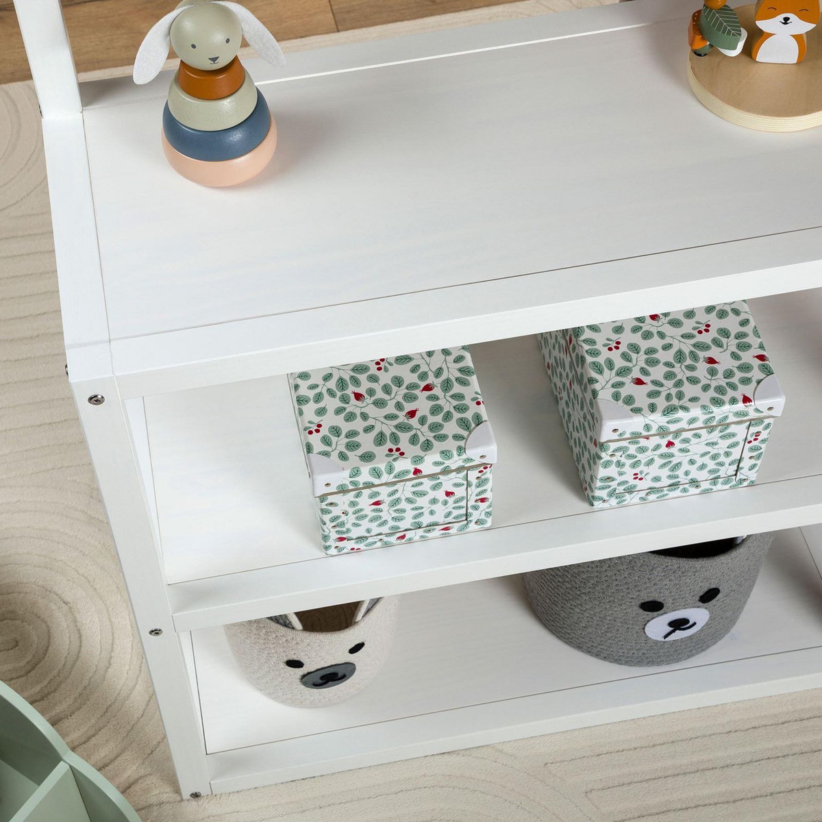 IDIMEX Étagère enfant LENISE en pin massif