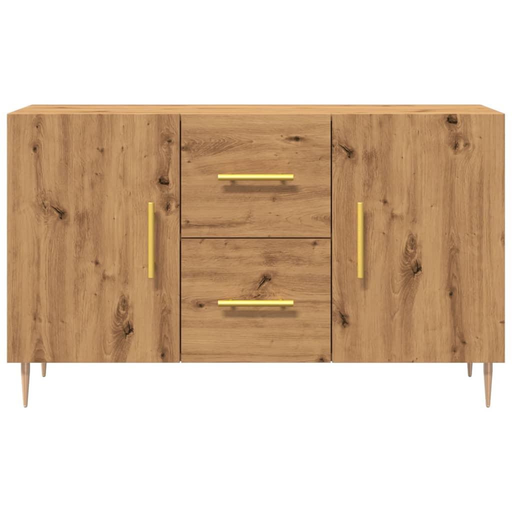 Voir la diapositive 4 : VIDAXL Buffet chene artisanal 100x36x60 cm bois d'ingenierie