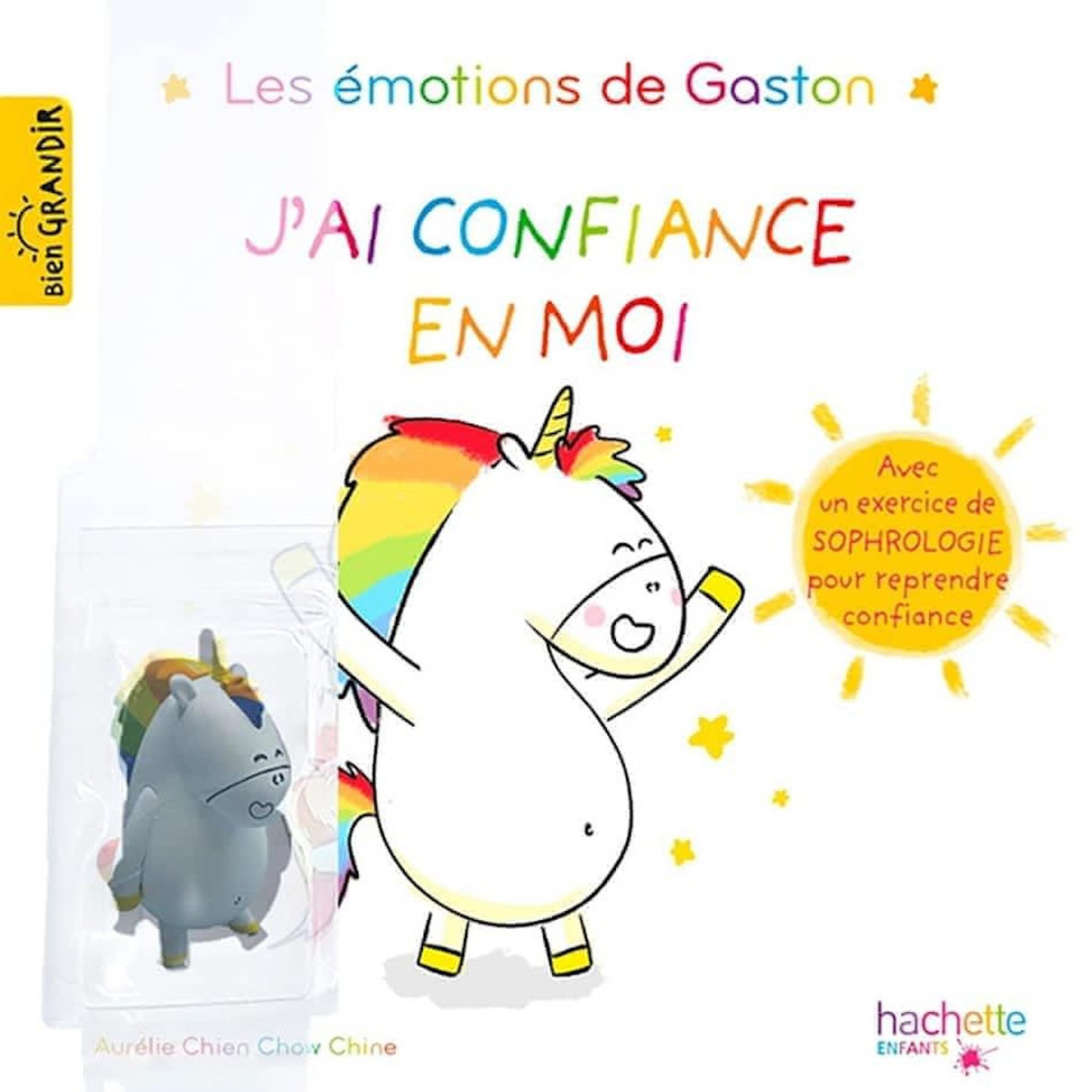 LES EMOTIONS DE GASTON : J'AI CONFIANCE EN MOI. AVEC UNE FIGURINE, Chien Chow Chine Aurélie