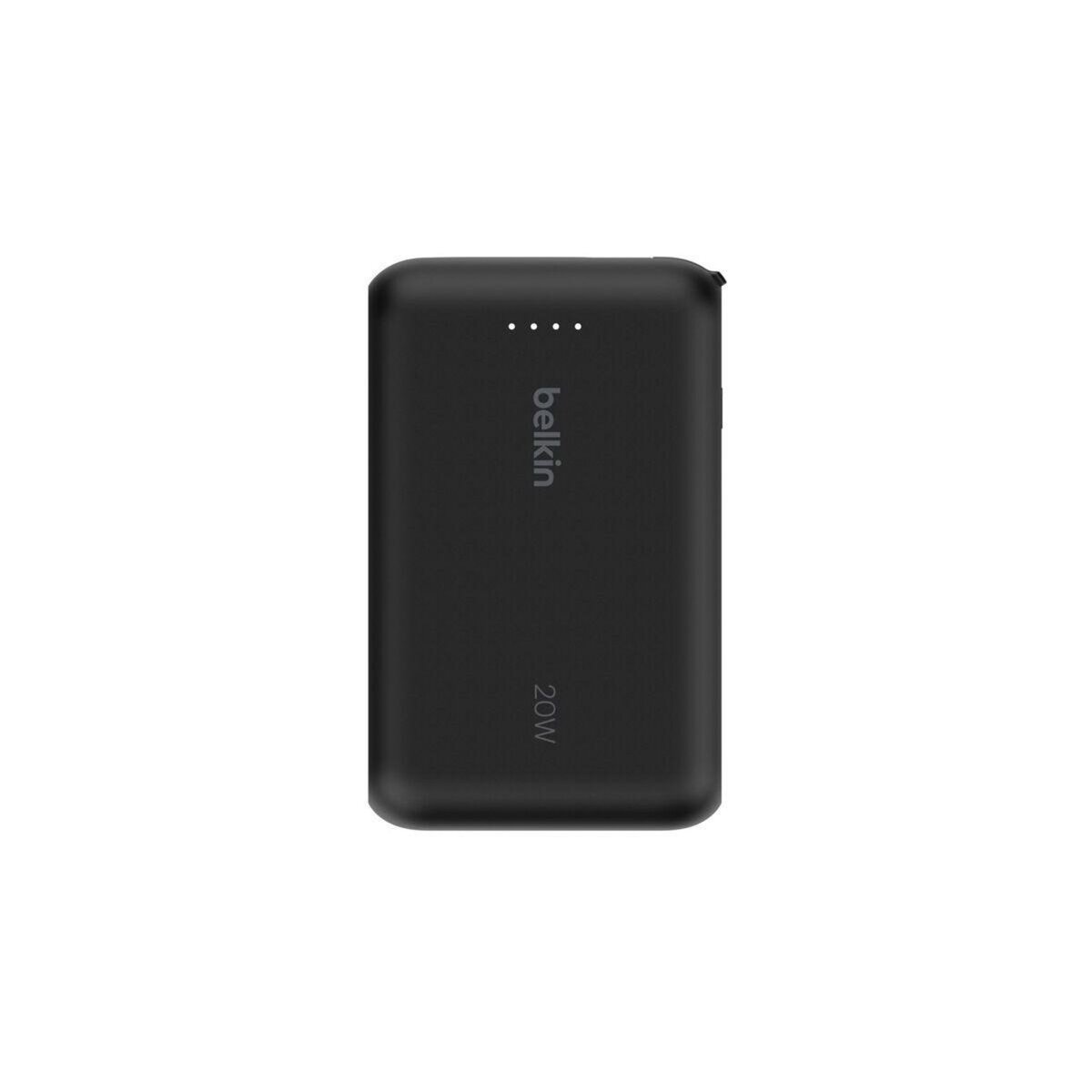 Belkin Batterie externe 10000 mAh avec cable USB-C intégre noir