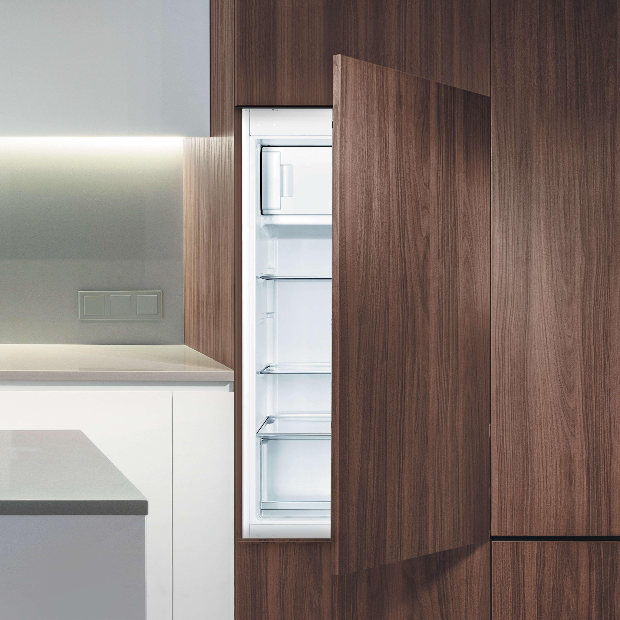 Voir la diapositive 2 : SCHNEIDER Schneider SCRFI122-D - Réfrigérateur intégrable 1 porte 179L