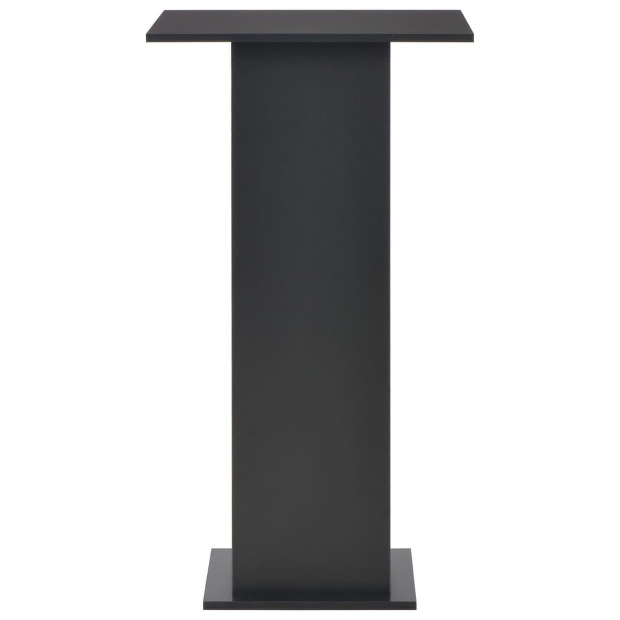 Voir la diapositive 3 : VIDAXL Table de bar Noir 60x60x110 cm