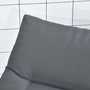 Voir la diapositive 6 : OUTSUNNY Bain de soleil pliable transat inclinable 6 positions grand confort avec matelas + accoudoirs acier polyester gris