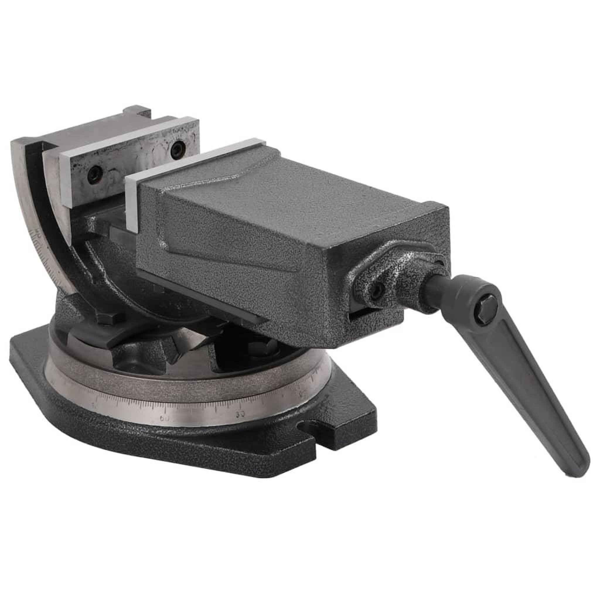 Voir la diapositive 3 : VIDAXL Etau inclinable a 2 axes 100 mm