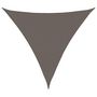 Voir la diapositive 2 : VIDAXL Parasol en PEHD triangulaire 5x5x5 m Anthracite