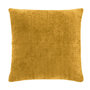 Voir la diapositive 1 : Paris Prix Housse de Coussin en Velours Chenille  Leo  40x40cm Ocre
