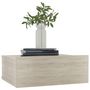 Voir la diapositive 3 : VIDAXL Table de chevet flottante Chene sonoma Bois d'ingenierie
