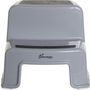 Voir la diapositive 2 : MARKET24 Transat - Anneau Tabouret marchepied - DREAMBABY - 2 Up - Antidérapant et texturé - Jusqu'a 80 kg pour les petits et les adultes - Gris et Noir