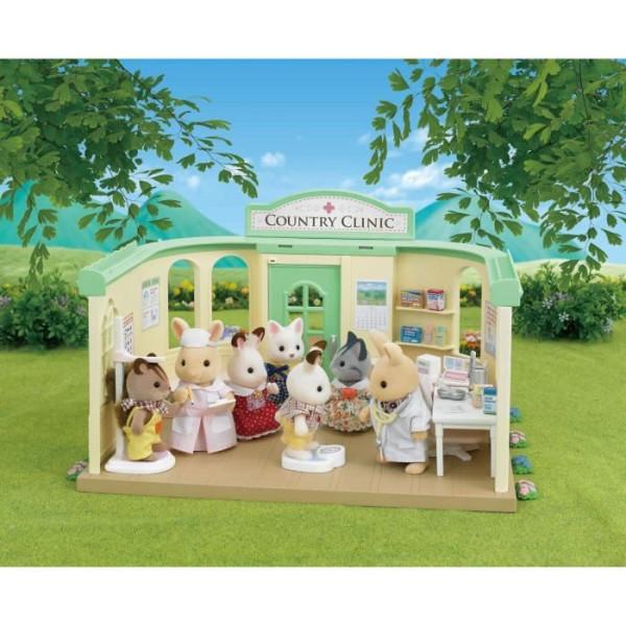 Voir la diapositive 6 : Sylvanian Families Cabinet médical miniature - SYLVANIAN FAMILIES - 5096 - Accessoires inclus
