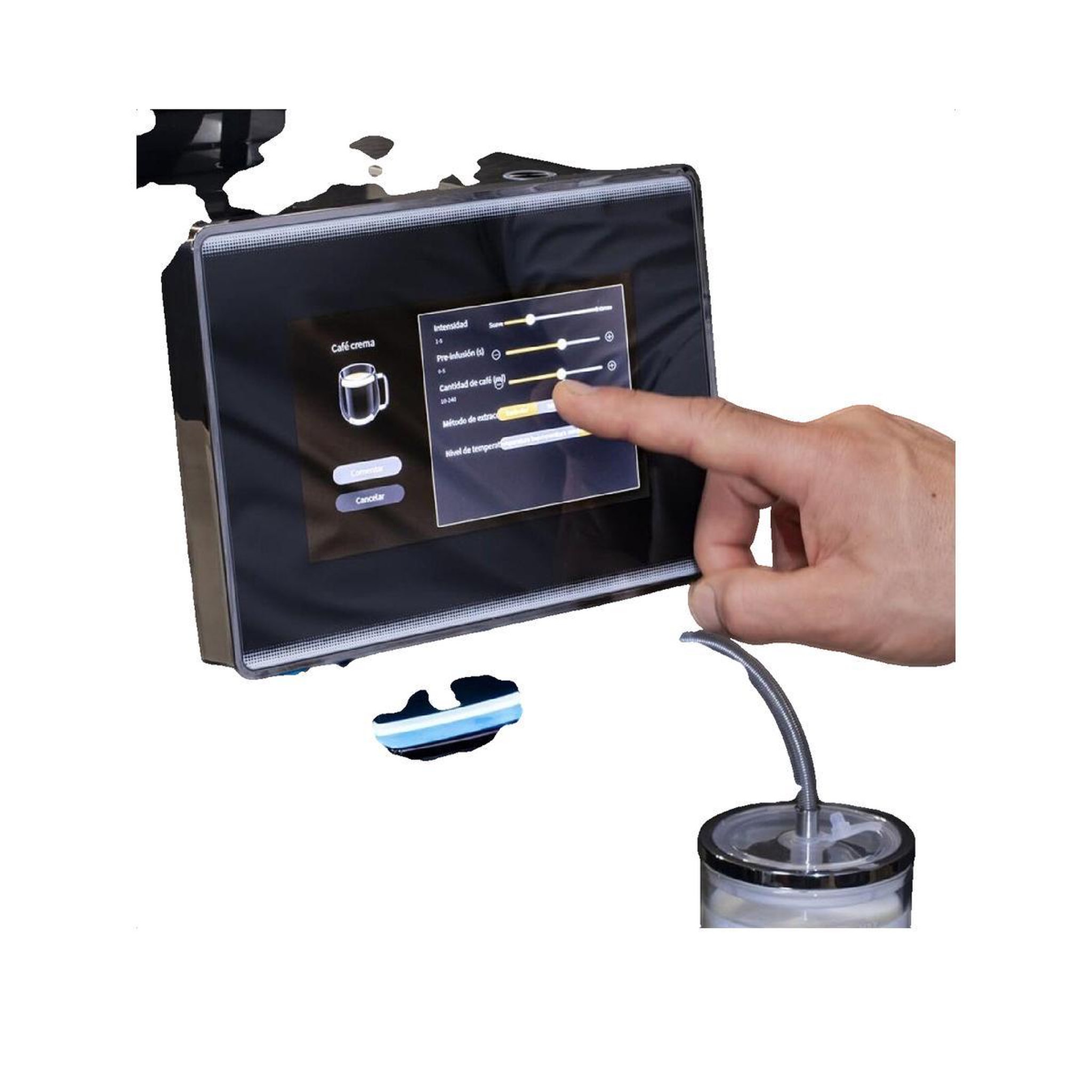 Voir la diapositive 2 : CECOTEC Machine à café cecotec 8435484018036 élégante noire