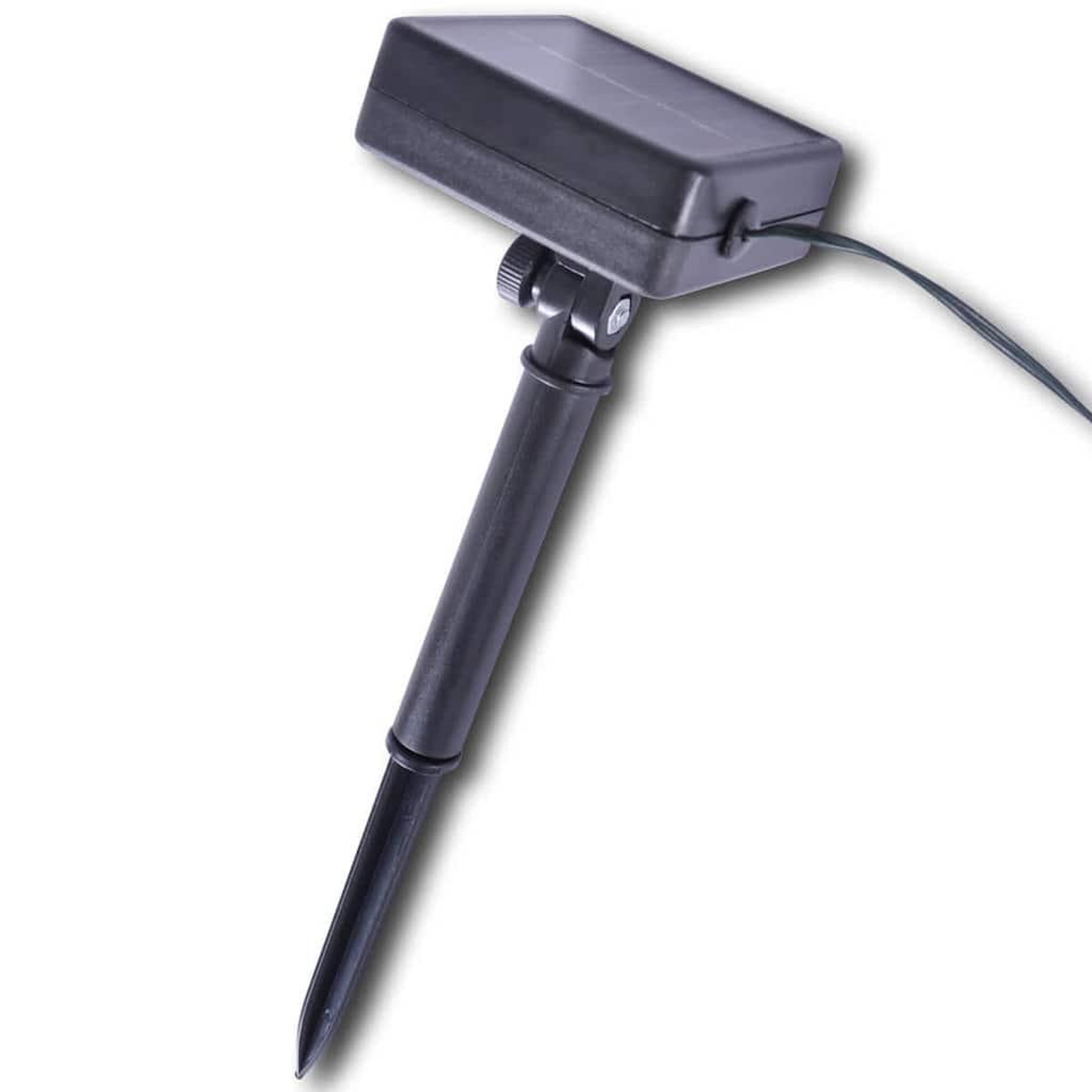 Voir la diapositive 4 : VIDAXL Guirlande lumineuse solaire a led 24 lumieres 3,8 m 2 pcs