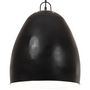 Voir la diapositive 2 : VIDAXL Lampe suspendue industrielle 25 W Noir Rond 42 cm E27