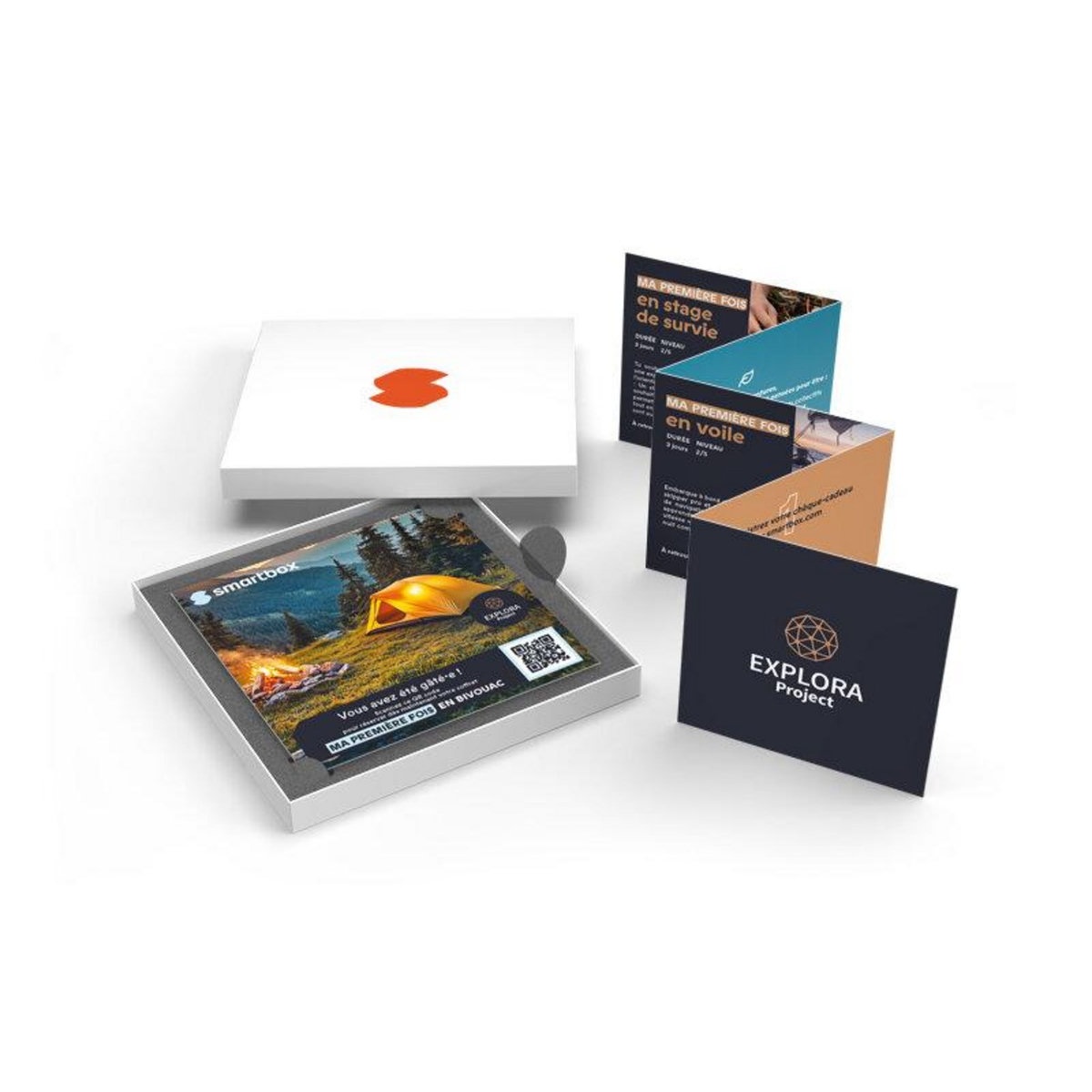 Smartbox Explora Project - Ma première fois en bivouac - Coffret Cadeau Séjour