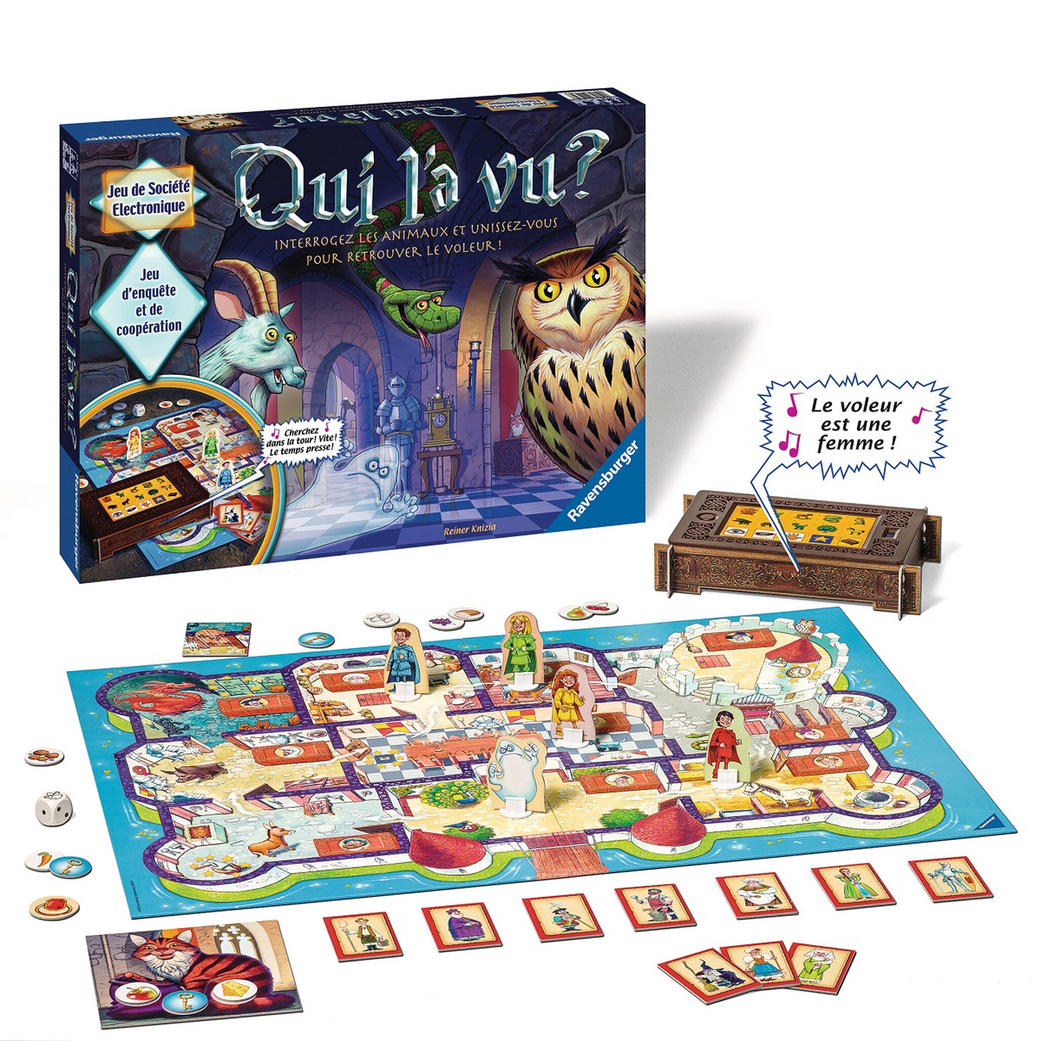 Voir la diapositive 2 : RAVENSBURGER Jeu Qui l'a vu ?