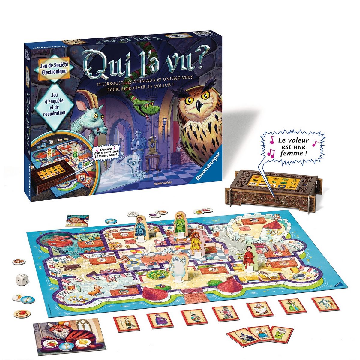 RAVENSBURGER Jeu Qui l'a vu ?