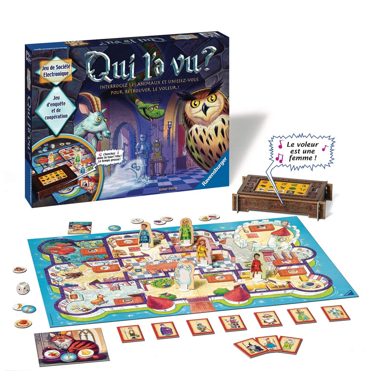 RAVENSBURGER Jeu Qui l'a vu ?
