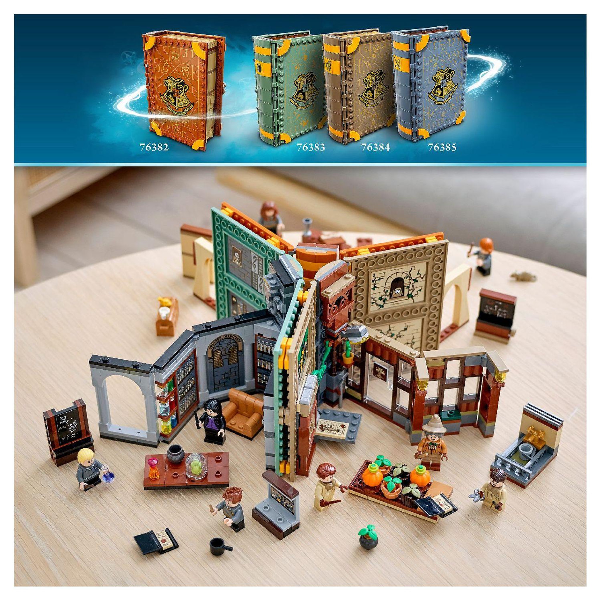 Voir la diapositive 6 : LEGO Harry Potter 76382 Poudlard : le Cours de Métamorphose, Jouet, Livre, Classe Sortilège