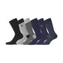 Voir la diapositive 1 : SERGE BLANCO Lot de 6 Paires de Chaussettes de ville coton homme