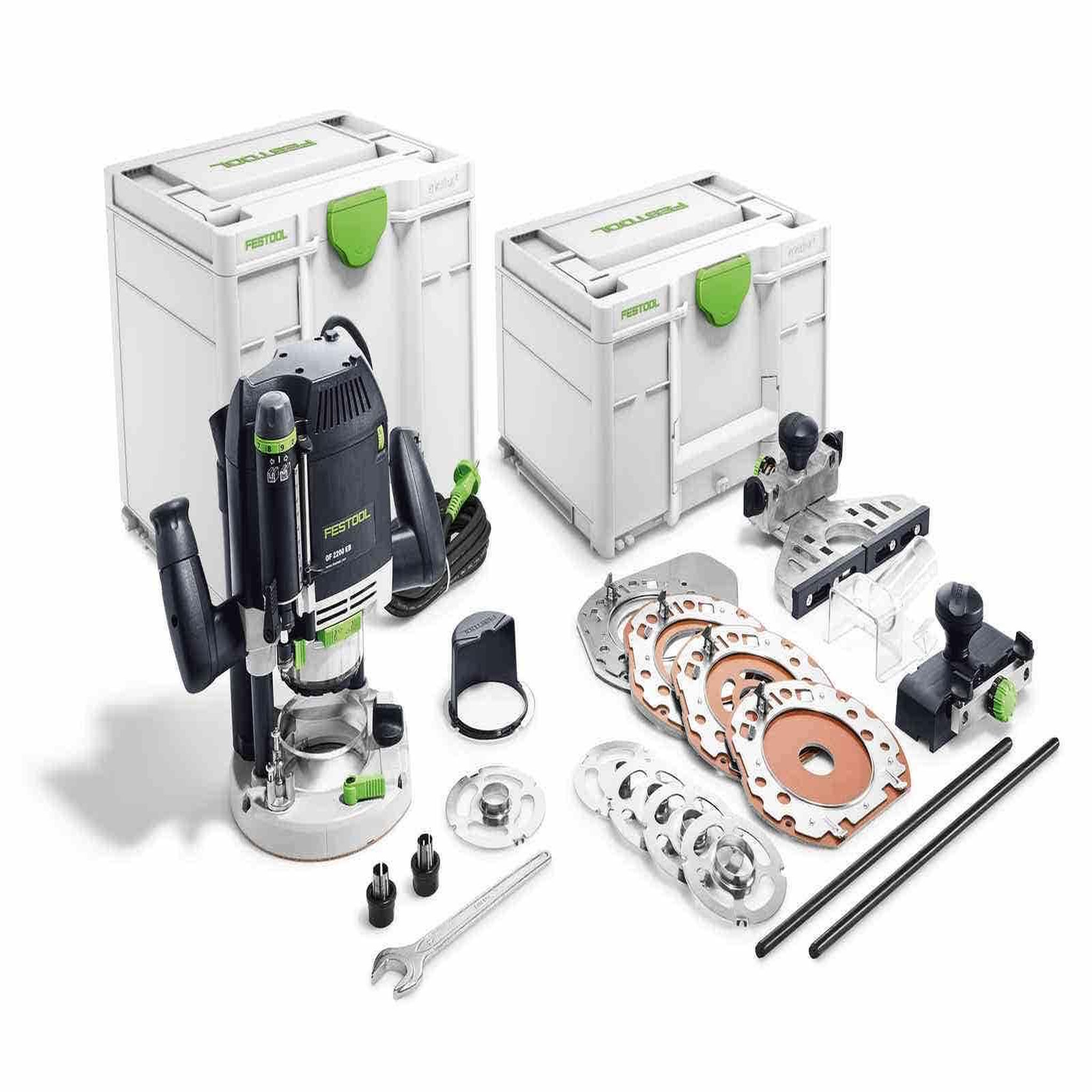 FESTOOL Défonceuse of 2200 eb-set (avec systainer d'accessoires)