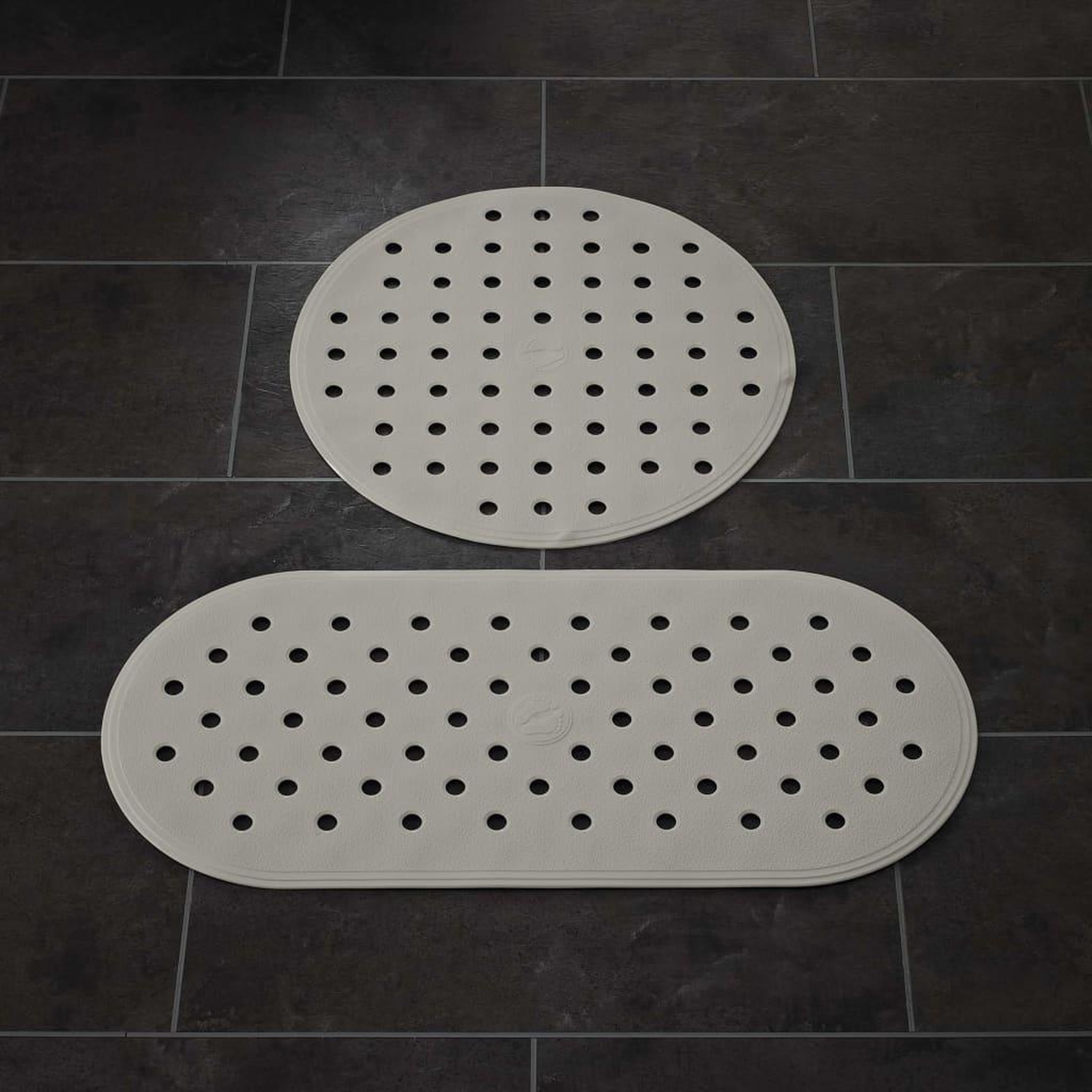 Voir la diapositive 2 : RIDDER RIDDER Tapis antiderapant de douche Action Gris