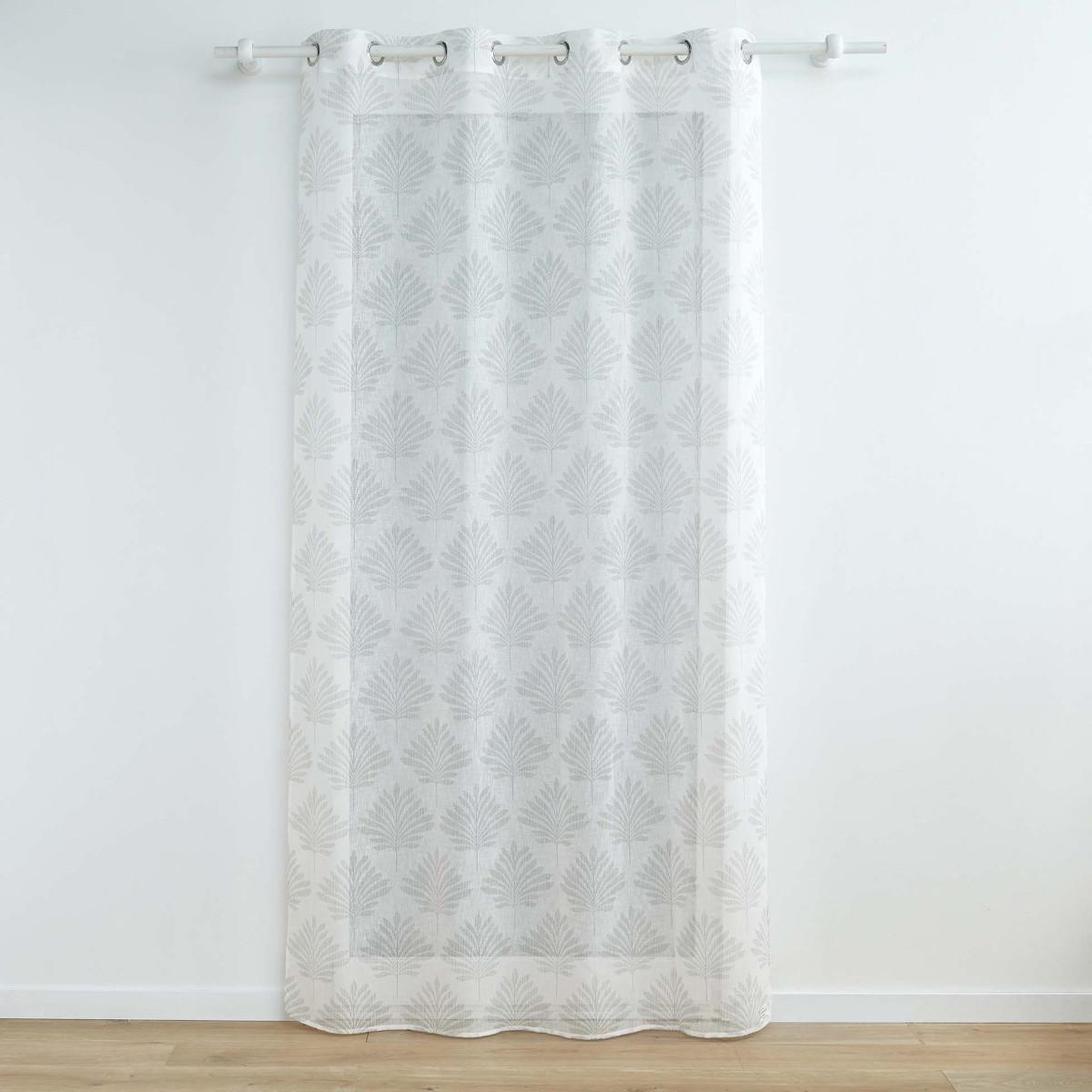 Douceur d'Intérieur Rideau voilage à œillets  levita  140x240cm blanc