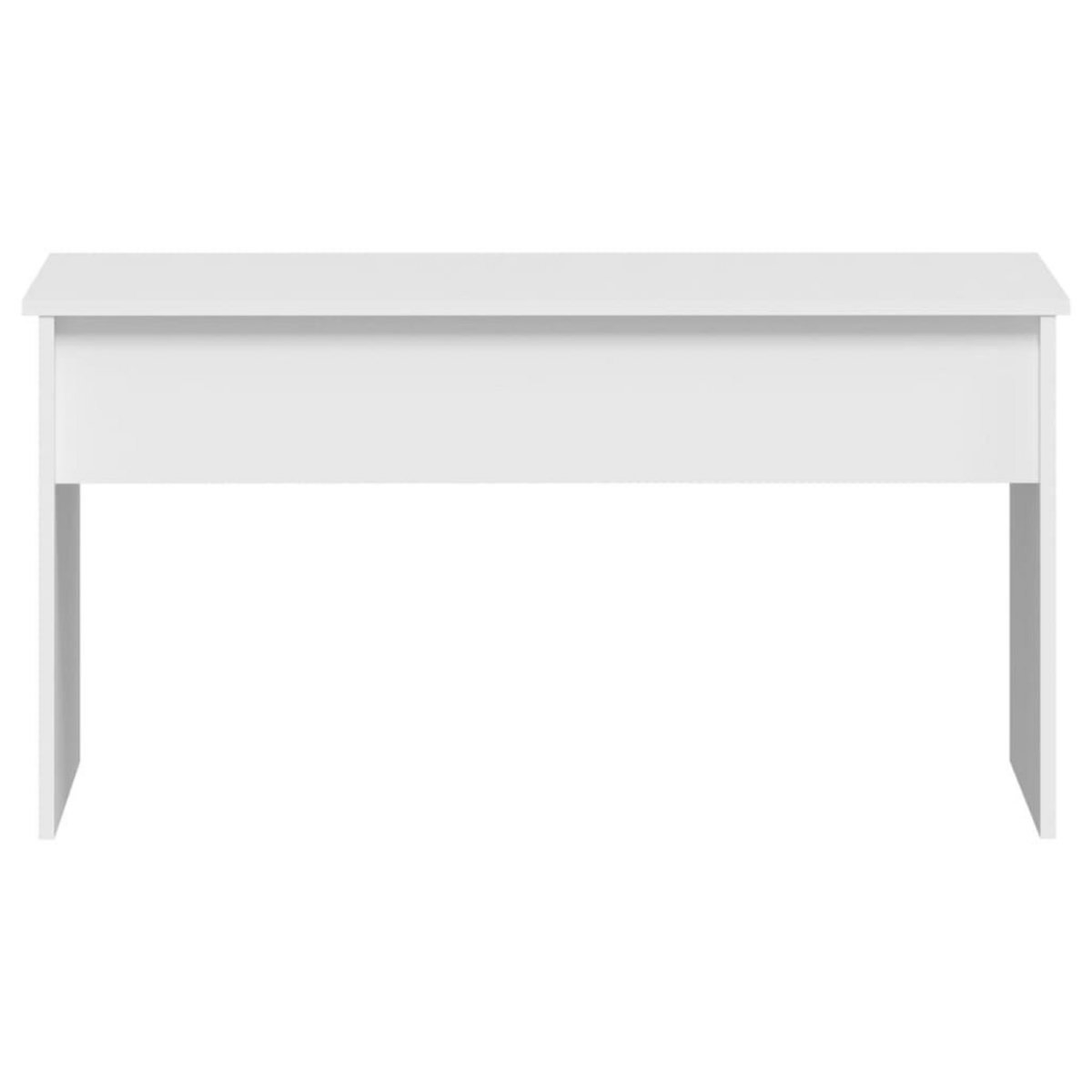 VIDAXL Table basse Blanc 102x50,5x52,5 cm Bois d'ingenierie