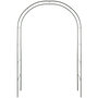 Voir la diapositive 2 : tectake Lot de 2 arches de jardin à roses en acier vert