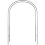 Voir la diapositive 2 : tectake Lot de 2 arches de jardin à roses en acier vert