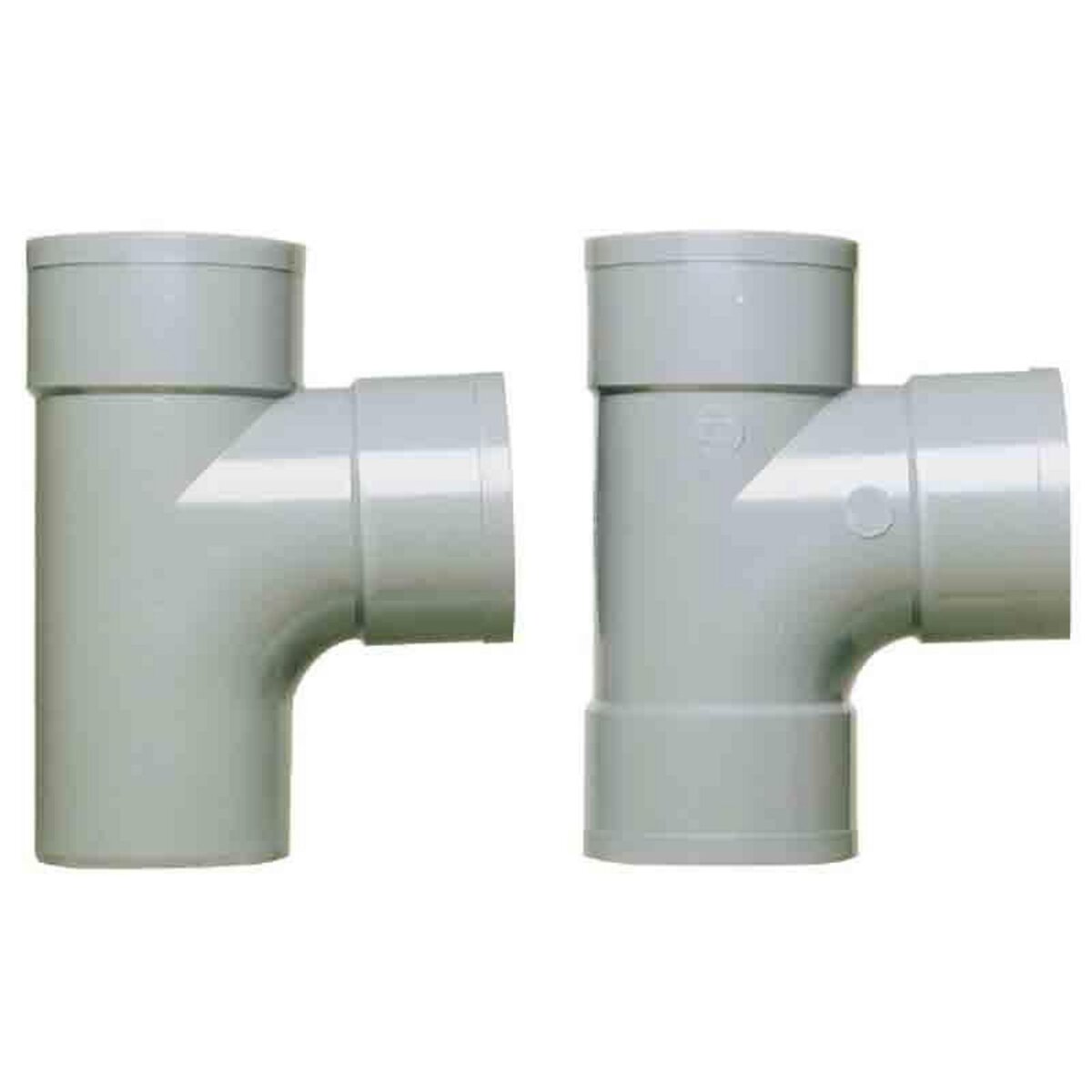 GIRPI Té d'évacuation à 87°30 mâle/femelle Ø 125 mm