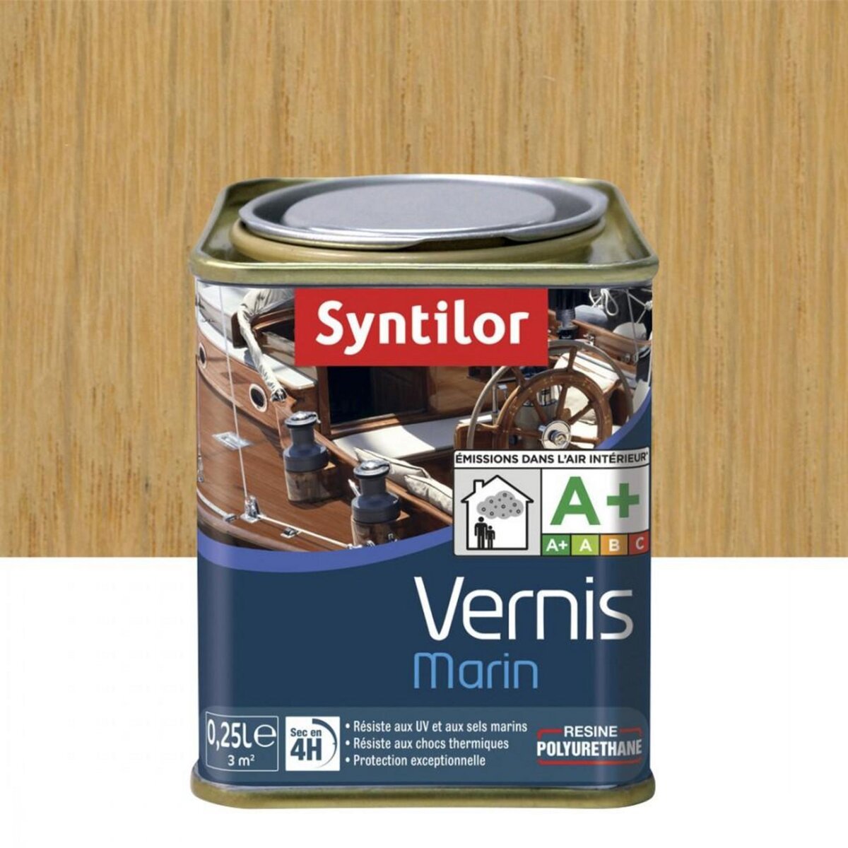 CENTRALE BRICO Vernis marin bois SYNTILOR incolore satiné 0.25 l