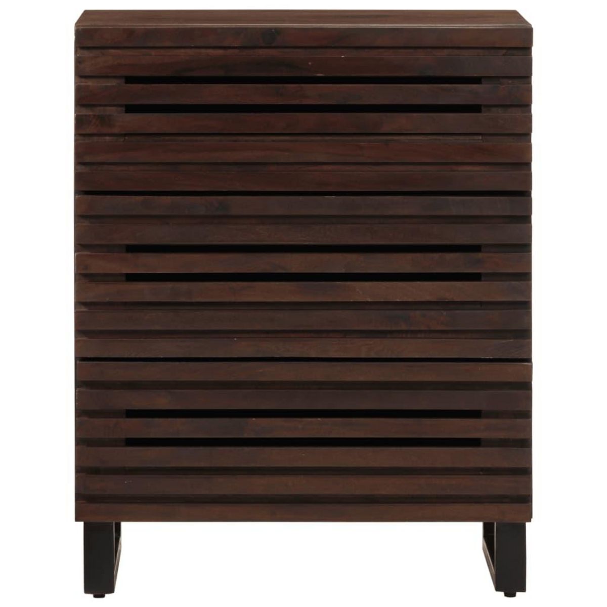VIDAXL Buffet marron 60x34x75 cm bois massif de manguier