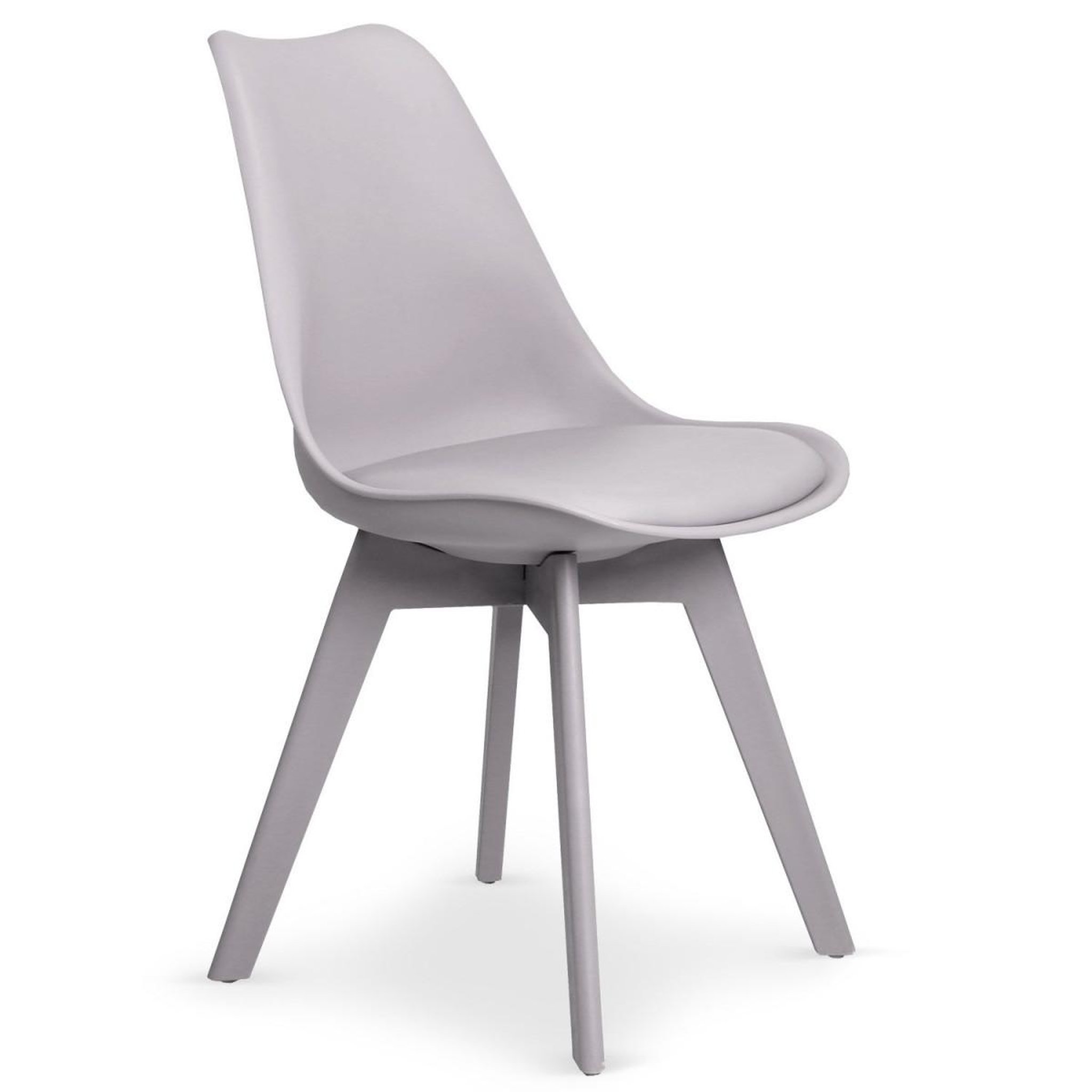 Voir la diapositive 2 : Paris Prix Lot de 2 Chaises Design  Maélia  82cm Gris