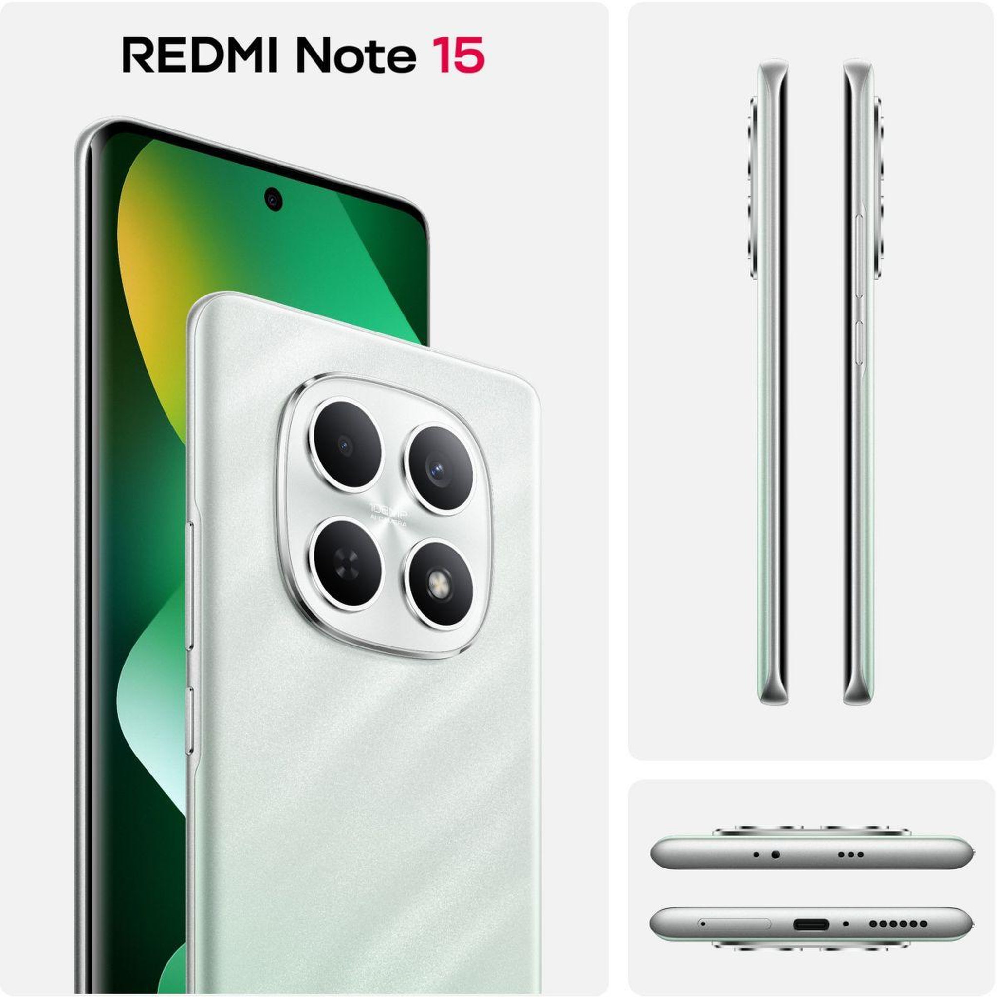 Voir la diapositive 2 : XIAOMI Smartphone redmi note 15 vert 128go 4g
