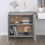 Voir la diapositive 3 : VIDAXL Buffet Gris beton 70x41x75 cm Bois d'ingenierie
