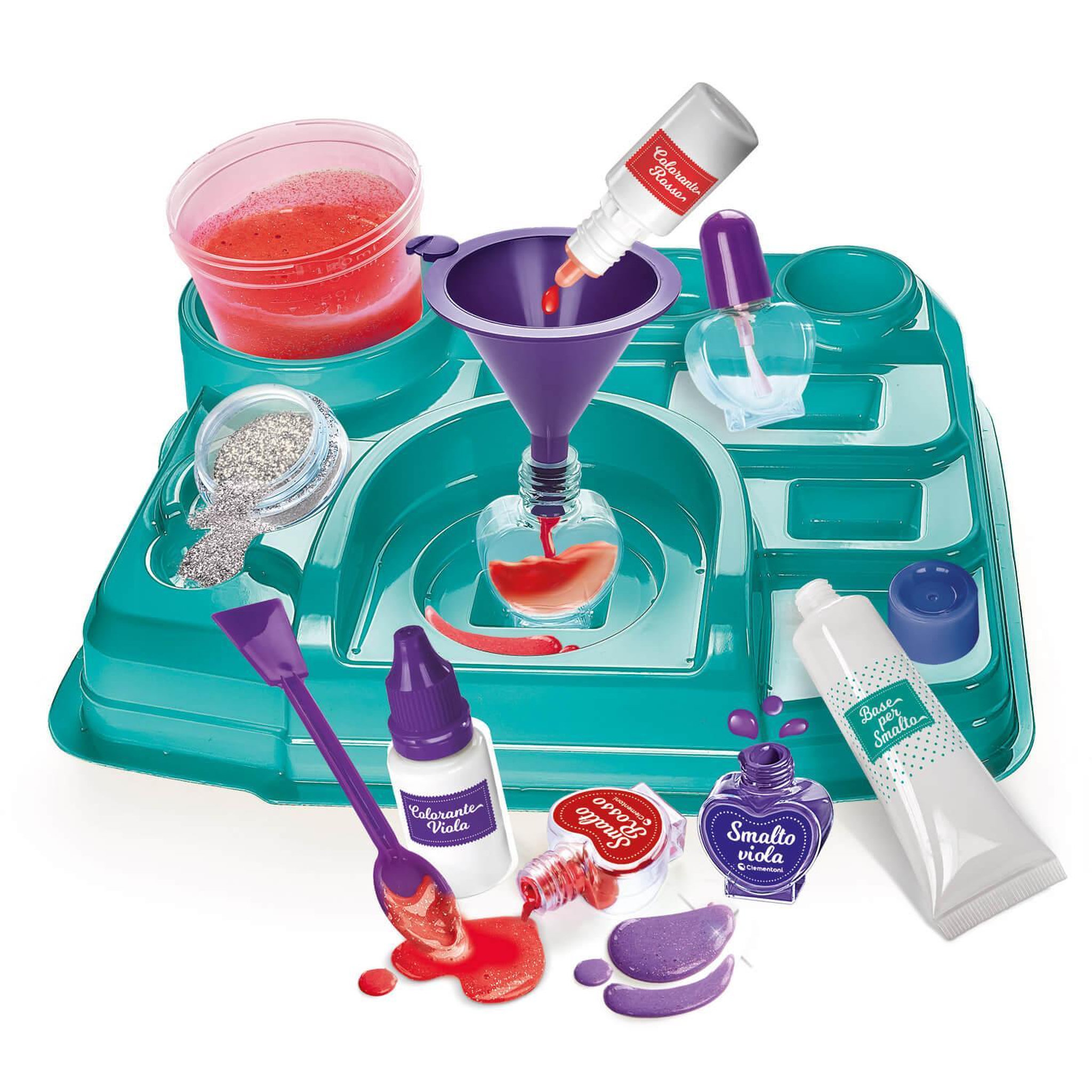 Voir la diapositive 2 : CLEMENTONI Science et jeu : Mon laboratoire des ongles