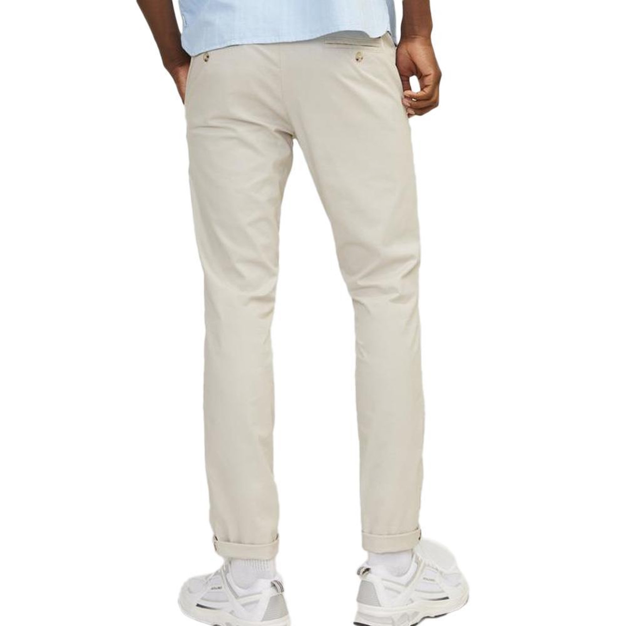 Voir la diapositive 2 : Jack & Jones Chino Ecru Homme Jack & Jones Marco