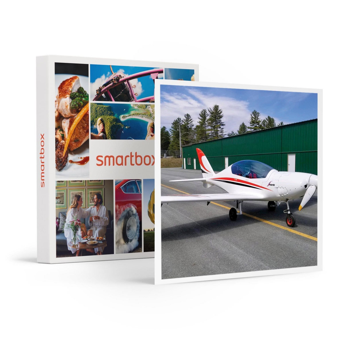 Smartbox Baptême de l'air en Shark UL au-dessus des falaises d'Étretat avec vidéo souvenir du vol - Coffret Cadeau Sport & Aventure