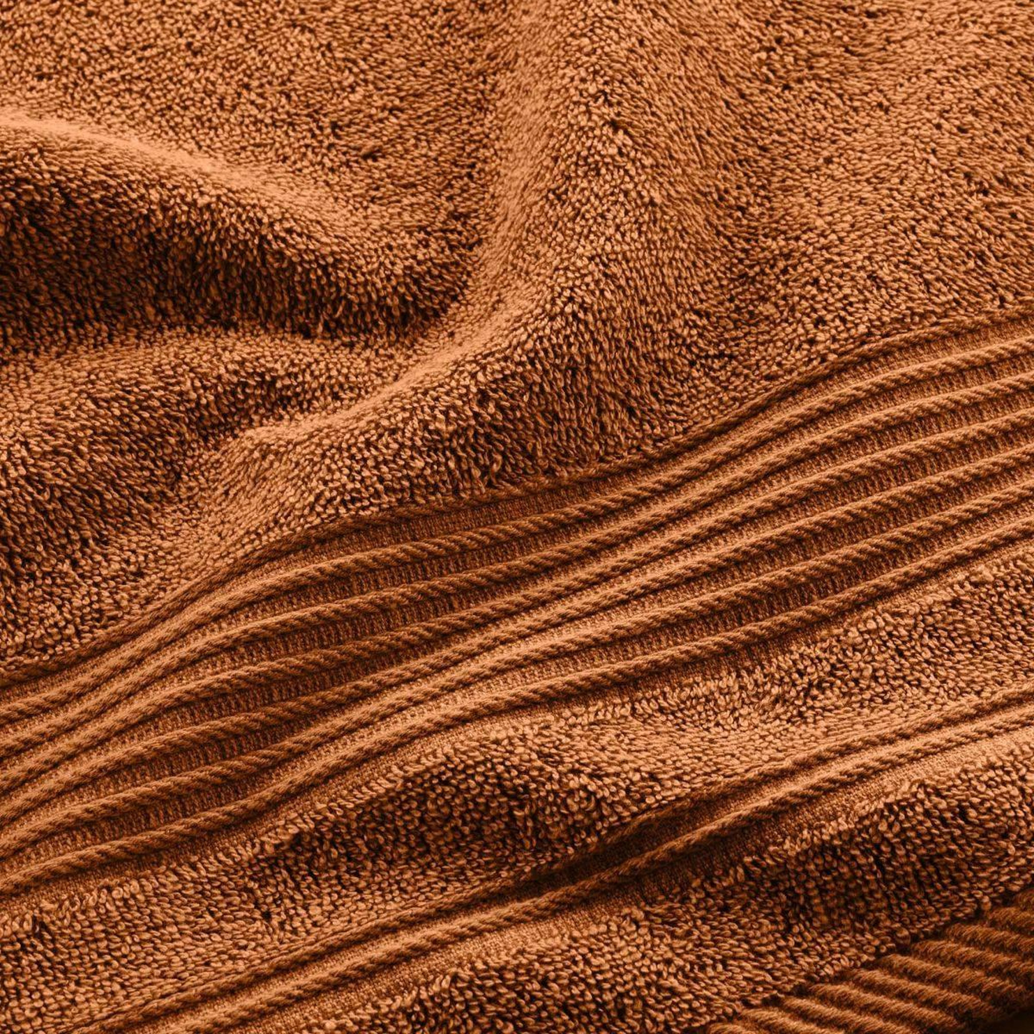 Voir la diapositive 3 : Douceur d'Intérieur Serviette de toilette  tendresse   50x90cm caramel